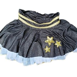 Sequin sparkle gold black tutu dance stars